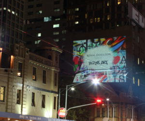 Street Promotions Australia Light Projection Royal Doulton