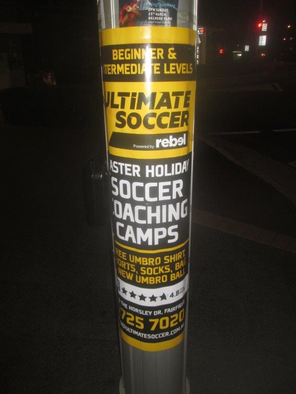 Street Promotions Pole Posters Ultimate Soccer